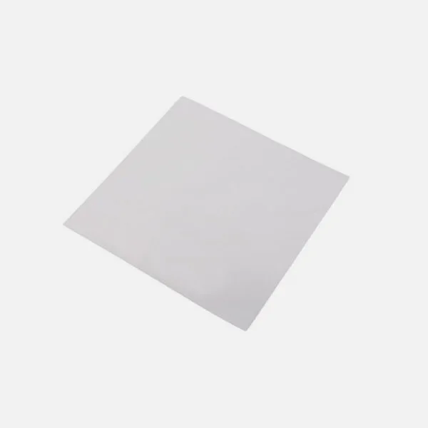 5x5'' (12.5x12.5cm) WHITE Flat Takeaway Ppr Bgs Strung 1x1000